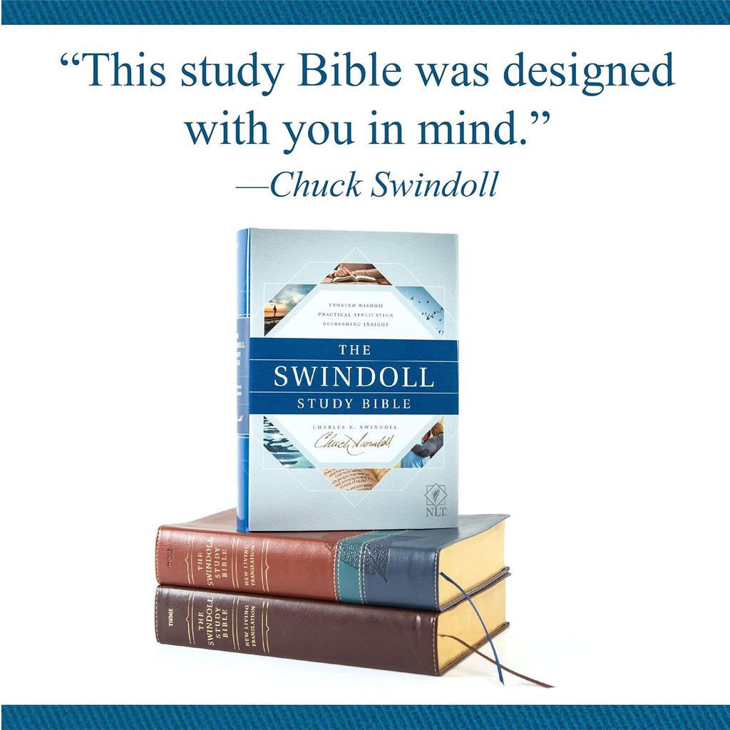 The Swindoll Study Bible NLT Hardcover – Illustrated