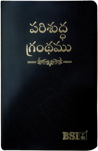 పరిశుద్ధ గ్రంథము: Senior Citizens Vinyl with out ZIP -  Telugu O.V. 2021 (Amity) with Concordance for