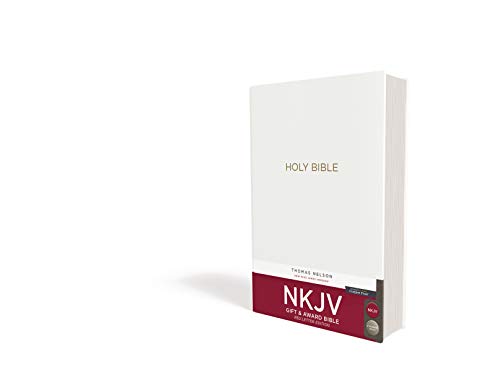 NKJ GIFT AWARD BIB LL WHI