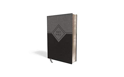 NIV, Premium Gift Bible, Leathersoft, Black/Gray, Red Letter