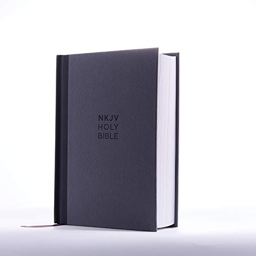 NKJV, Compact Single-Column Reference Bible, Hardcover, Gray, Comfort Print: Holy Bible, New King James Version