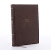 The KJV, Open Bible, Hardcover, Brown, Red Letter, Comfort Print: Complete Reference System
