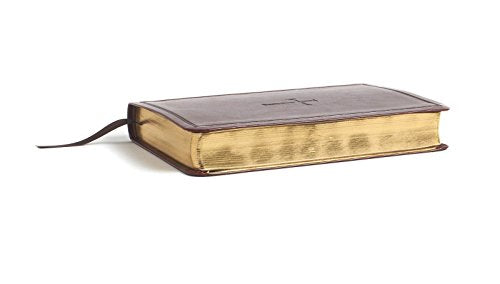 KJV Compact Ultrathin Bible, Brown LeatherTouch