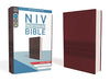NIV, Value Thinline Bible, Large Print, Leathersoft, Burgund