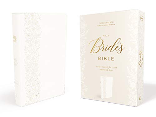 NKJV, Bride's Bible, Leathersoft, White, Red Letter, Comfort Print: Holy Bible, New King James Version