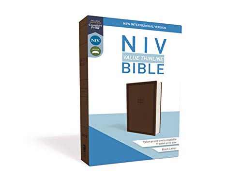 Holy Bible: New International Version, Chocolate Leathersoft Value Thinline Bible