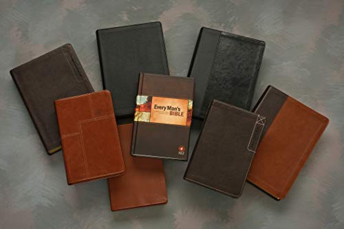 NIV Every Man's Bible Large Print Tutone Onyx/Black: Every Man's Bible, New International Version, Onyx & Black