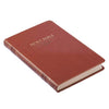 KJV Holy Bible, Gift Edition Saddle Tan Faux Leather, King James Version