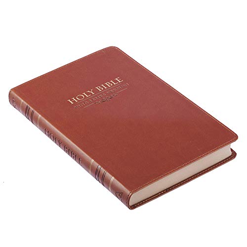 KJV Holy Bible, Gift Edition Saddle Tan Faux Leather, King James Version