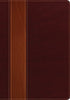 NLT Life Application Study Bible Tutone Brown/Tan, Indexed