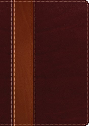 NLT Life Application Study Bible Tutone Brown/Tan, Indexed
