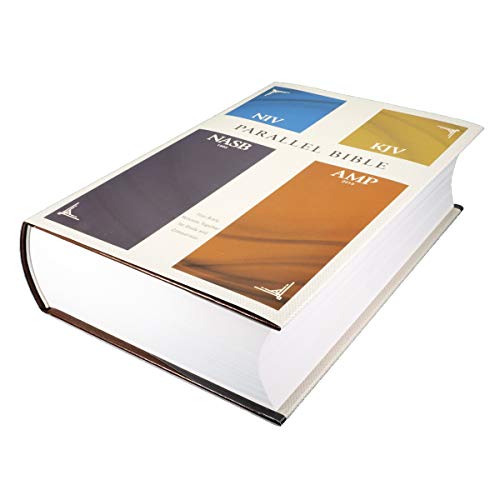 Holy Bible: New International Version, King James Version, New American Standard Bible, Amplified, Parallel Bible; Four Bible Versions Together for Study and Comparison