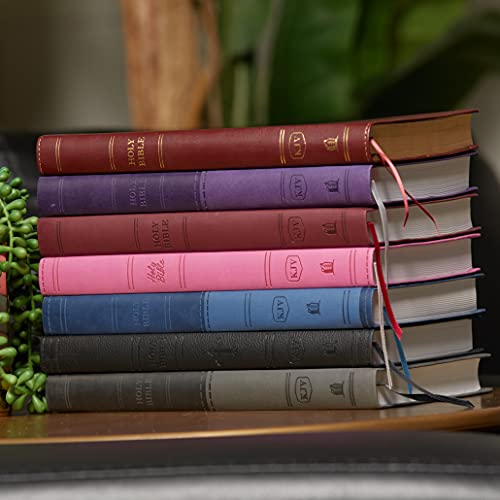 KJV, Value Thinline Bible, Compact, Leathersoft, Brown, Red Letter, Comfort Print: Holy Bible, King James Version