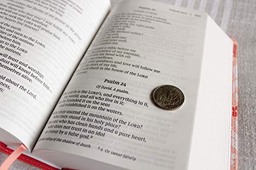Holy Bible: New International Version, Coral, Leathersoft, Giant Print Bible for Girls, Comfort Print