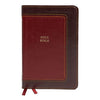 KJV, Thinline Bible, Compact, Leathersoft, Burgundy, Red Letter, Comfort Print: Holy Bible, King James Version