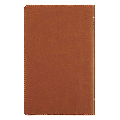 KJV Holy Bible, Gift Edition Saddle Tan Faux Leather, King James Version