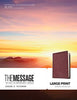 Message Bible - Message Bible Large Print Burgundy