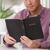 NKJV, Thinline Reference Bible, Leathersoft, Black, Thumb Indexed, Red Letter, Comfort Print: Holy Bible, New King James Version