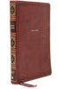 KJV Holy Bible, Giant Print Thinline Bible, Brown Leathersoft, Red Letter, Comfort Print: King James Version: Holy Bible, King James Version