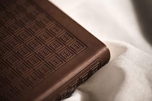 NLT Premium Value Thinline Bible, Filament Enabled Edition (Leatherlike, Dark Brown Cross)