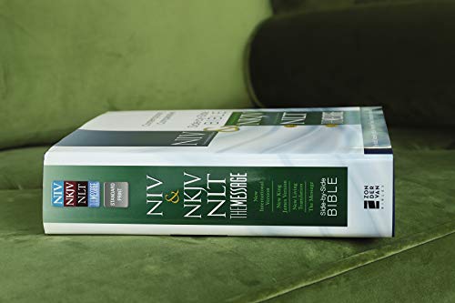 NIV, NKJV, NLT, The Message, Contemporary Comparative Study Side-by-Side Bible, Hardcover: The World's Bestselling Bible Paired with Three Contemporary Versions