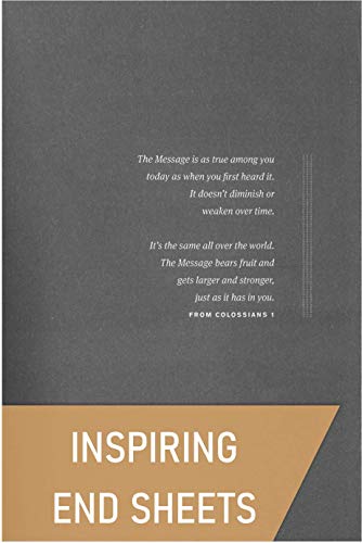 Message Deluxe Gift Bible, Brown: The Bible in Contemporary Language