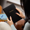 KJV Holy Bible, Giant Print Center-Column Reference Bible, Black Bonded Leather, 53,000 Cross References, Red Letter, Comfort Print: King James Version: Holy Bible, King James Version