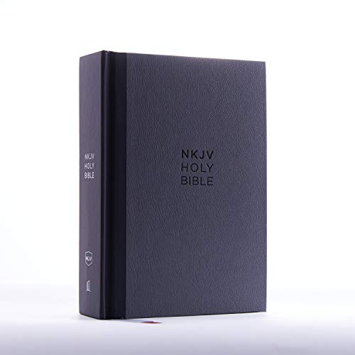NKJV, Compact Single-Column Reference Bible, Hardcover, Gray, Comfort Print: Holy Bible, New King James Version