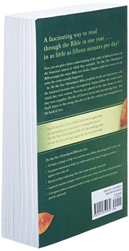 NIV One Year Chronological Bible, The: New International Version