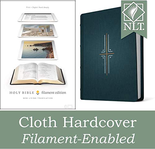 NLT Filament Bible, Midnight Blue: The Print+digital Bible