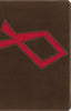 The Jesus Bible: New International Version Italian Duo-Tone, Chocolate/Red, Discover Jesus in Every Book of the Bible; Ribbon Marker