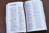 Holy Bible: New International Version, Chocolate/Tan Leathersoft, Thinline, Red Letter