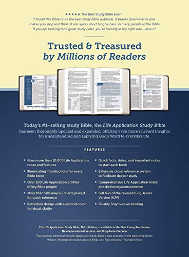 KJV Life Application Study Bible, Third Edition, Red Letter: King James Version, Red Letter