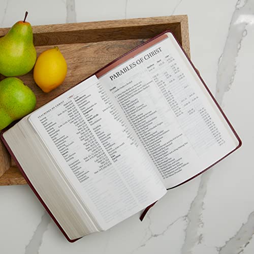 KJV Study Bible, Large Print, Bonded Leather, Black, Red Letter: Second Edition
