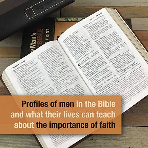 NIV Every Man's Bible Large Print Tutone Onyx/Black: Every Man's Bible, New International Version, Onyx & Black