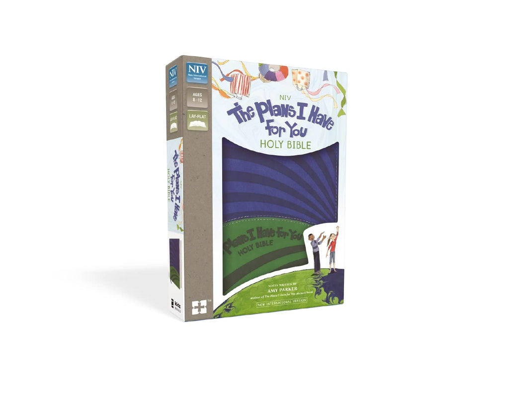 Holy Bible: New International Version, Blue / Green, Italian Duo-tone, The Plans I Have for You Imitation Leather