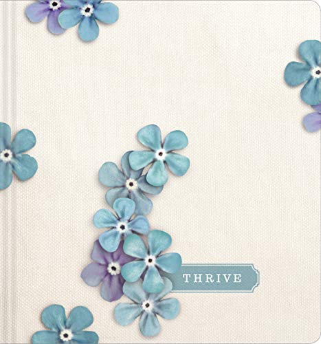 NLT THRIVE Creative Journaling Devotional Bible, Flowers: New Living Translation, Creative Journaling Devotional Bible