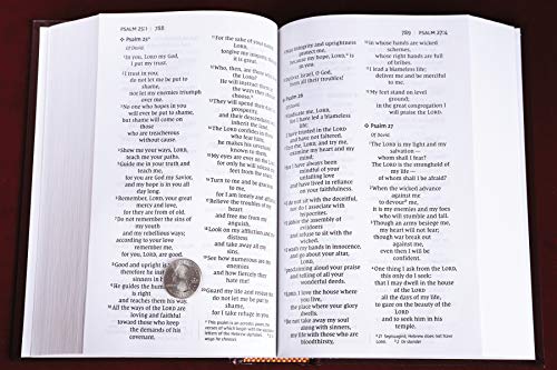 NIV, Pew and Worship Bible, Large Print, Hardcover, Burgundy