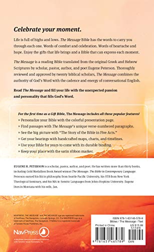 Message Deluxe Gift Bible, Brown: The Bible in Contemporary Language