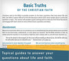 NLT Christian Basics Bible Brown/Tan, Indexed, The: New Living Translation, Brown & Tan, Leatherlike