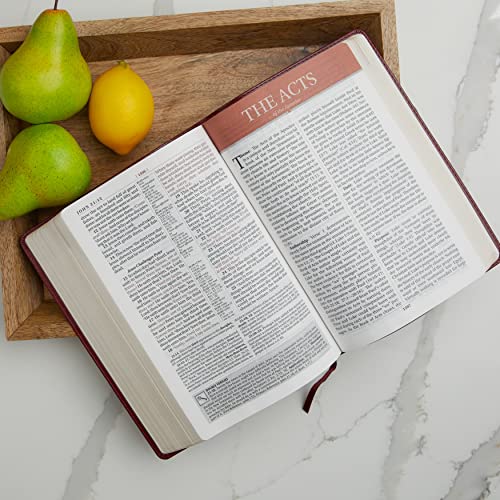 KJV Study Bible, Large Print, Bonded Leather, Black, Red Letter: Second Edition