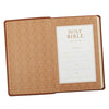 KJV Holy Bible, Gift Edition Saddle Tan Faux Leather, King James Version