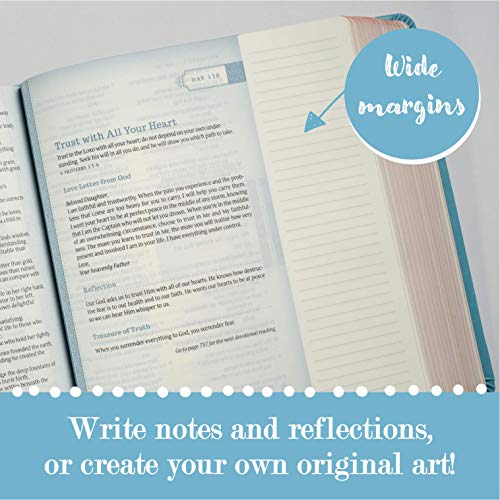 NLT THRIVE Creative Journaling Devotional Bible, Flowers: New Living Translation, Creative Journaling Devotional Bible