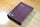 Telugu Bible Korina print with Flip cover compact size Burgundy Lether
