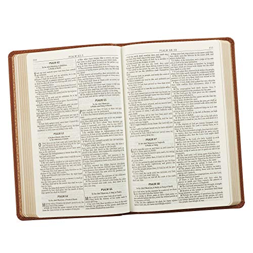 KJV Holy Bible, Gift Edition Saddle Tan Faux Leather, King James Version