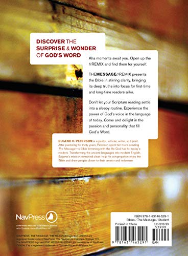 Message//Remix, The: The Bible in Contemporary Language