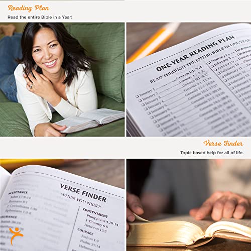 KJV Large Print Compact Bible Burgundy with Zipper Faux Leather