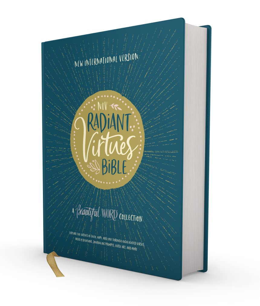 NIV Radiant Virtues Bible: New International Version: A Beautiful Word Collection, Red Letter, Comfort Print Hardcover – Import, 28 September 2021