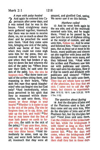 Holy Bible: King James Version, Bonded Leather, Red Letter Bonded Leather