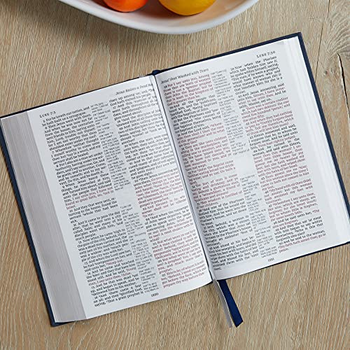 KJV, Deluxe Reference Bible, Center-Column Giant Print, Leathersoft, Black, Red Letter, Comfort Print: Holy Bible, King James Version